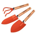 KIT PARA JARDIN 3 PZ. C/ MGO DE  MADERA TRAMONTINA